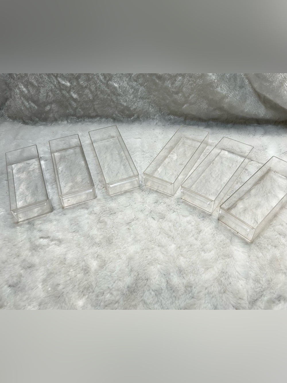 LOT OF 6 Parts Organizer Cabinet Acrylic Replacement Drawer Bin